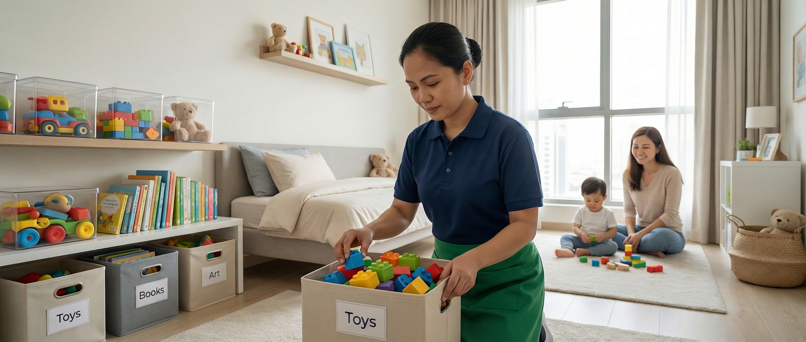 Children's Room Organization